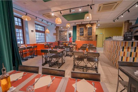 Peinture Décoration d'une pizzéria à Nantes - Boulfray Nantes